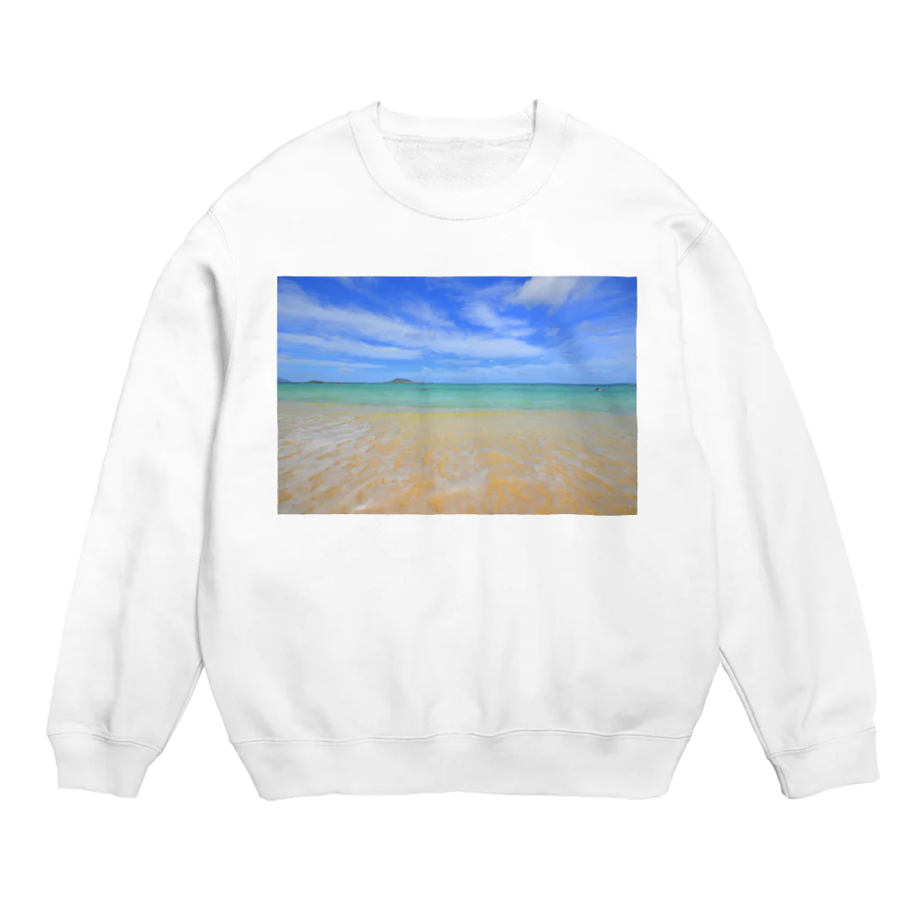 アロハスタイルハワイのラニカイビーチ Crew Neck Sweatshirt