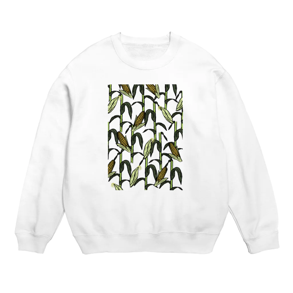 気ままに創作　よろず堂のとうもろこし Crew Neck Sweatshirt