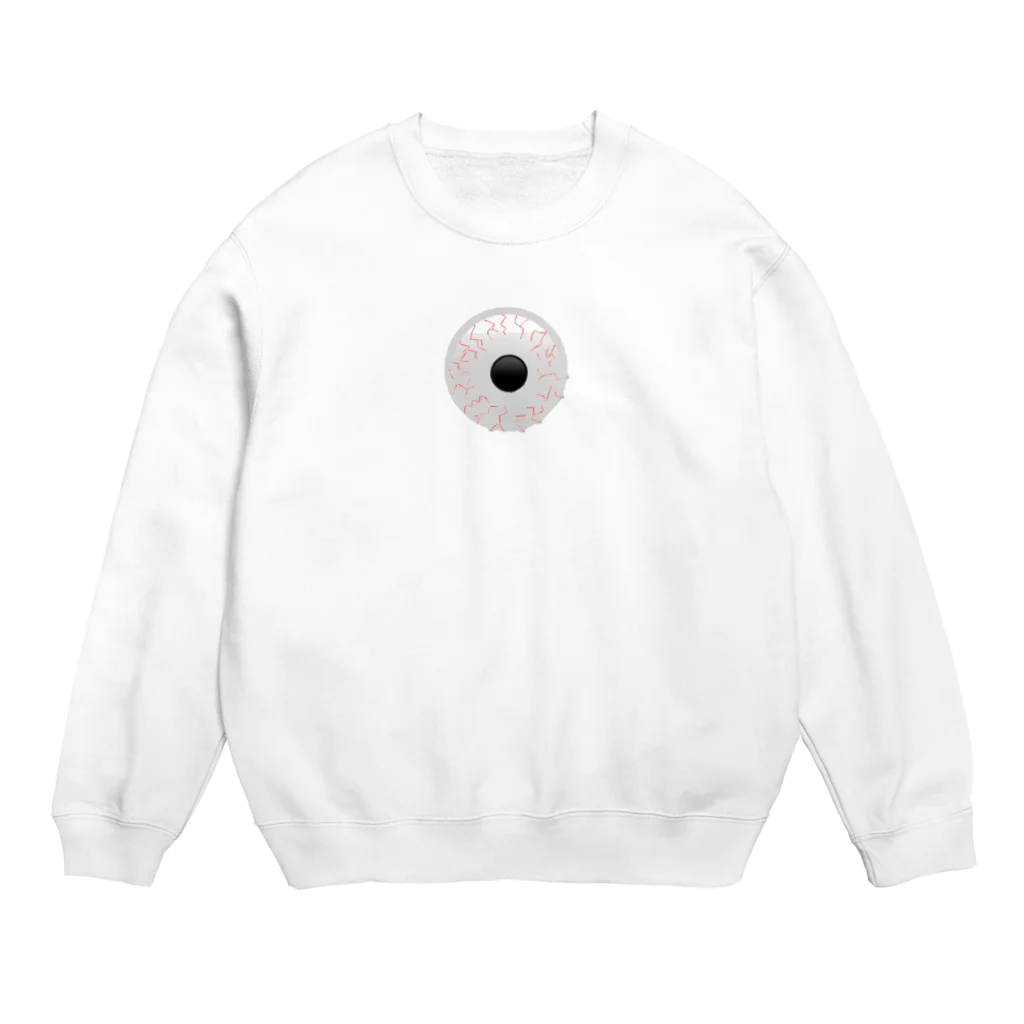 hkr_szkの充血おめめ Crew Neck Sweatshirt