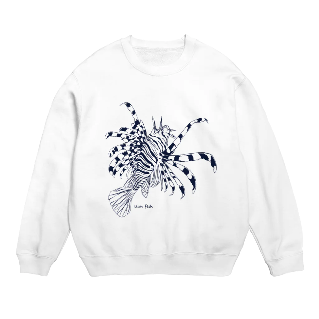 シマノカタチのミノカサゴ Crew Neck Sweatshirt