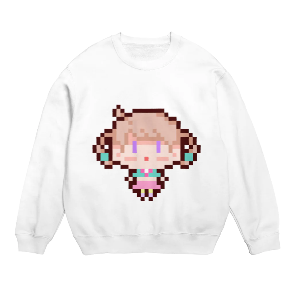 うちゅう交信機のドットりのんちゃん Crew Neck Sweatshirt