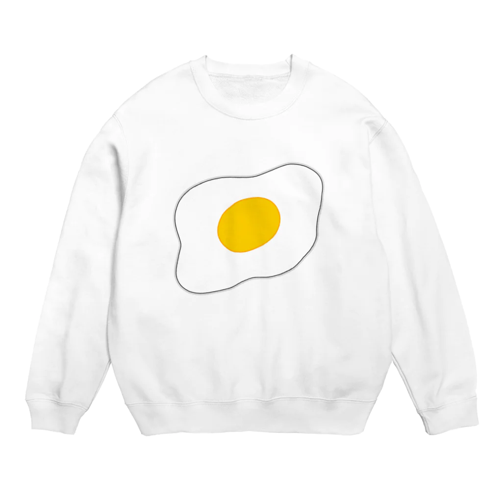 のらくまファームの好きです、たまご Crew Neck Sweatshirt