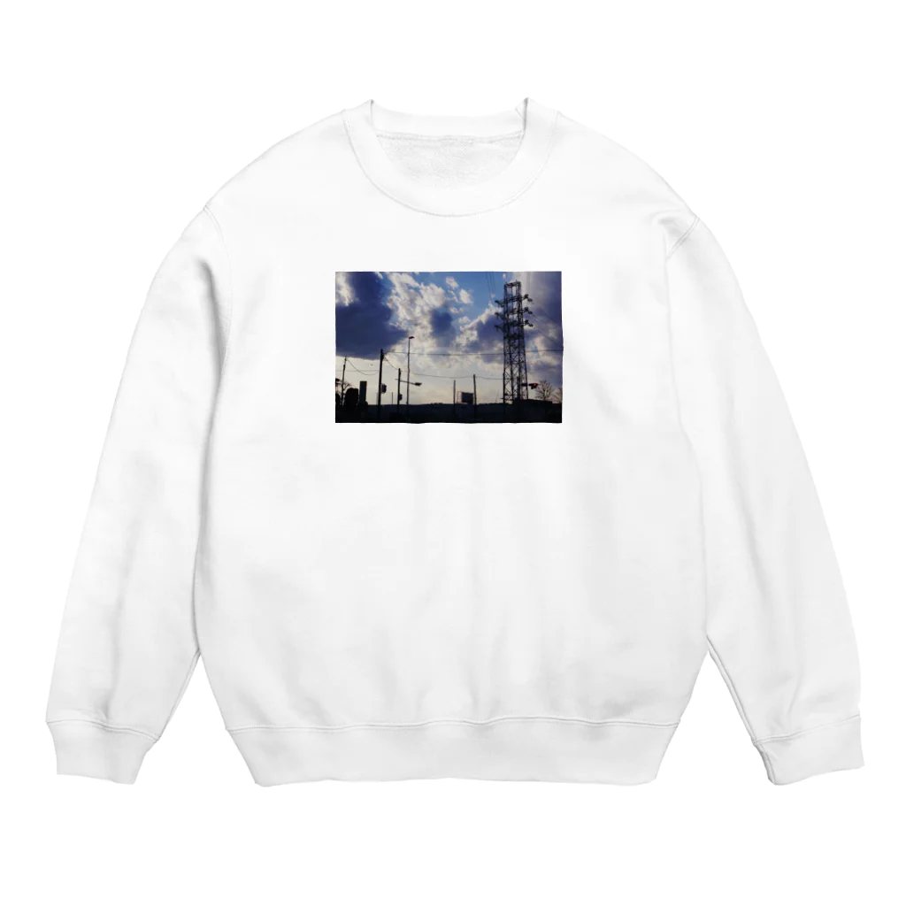 楽しいカメラ教室のいい日の夕暮れ Crew Neck Sweatshirt