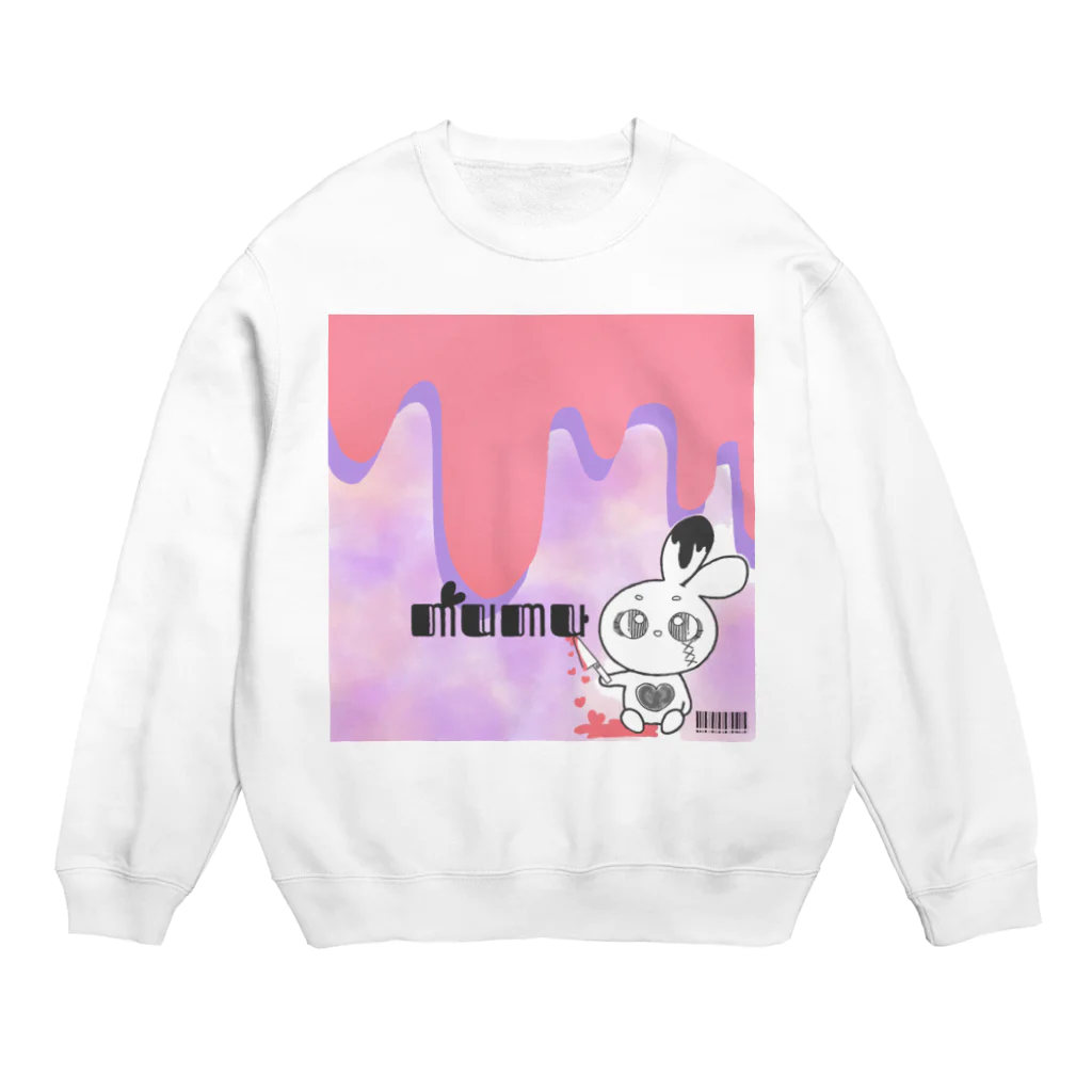 ▲  夢 _ 無 ▼のmumuちゃん Crew Neck Sweatshirt