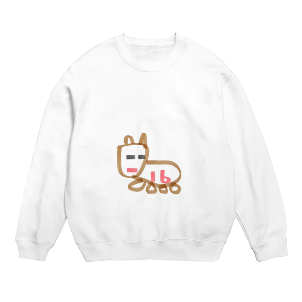 FUKUI11carpbotのカピってる Crew Neck Sweatshirt