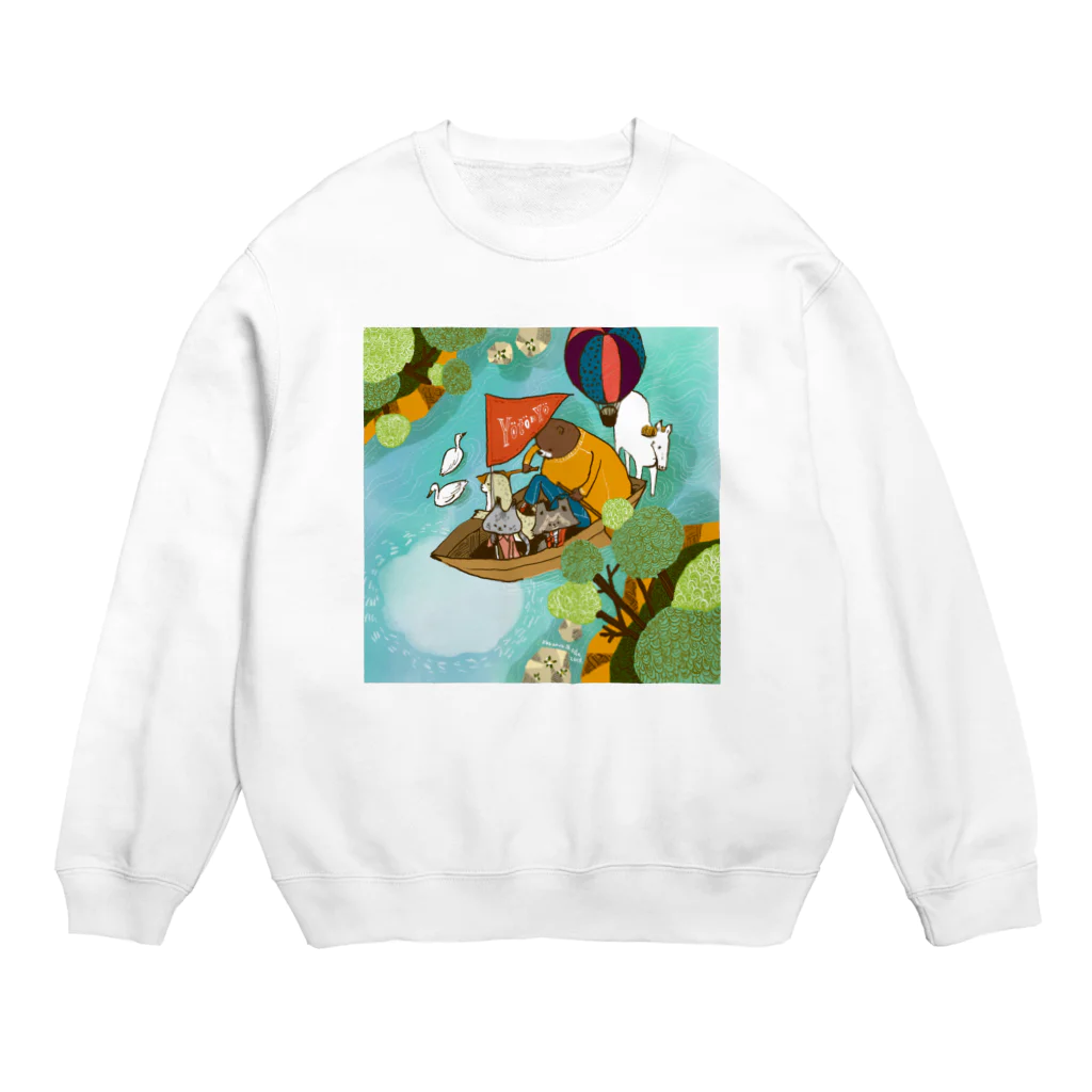 池田蔵人の僕等の小舟 Crew Neck Sweatshirt