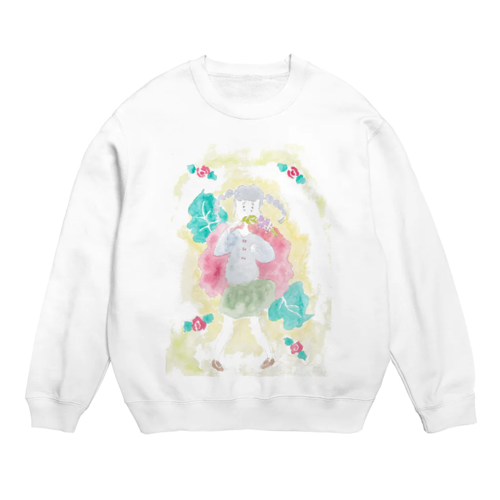 maripoly shopの花の香り Crew Neck Sweatshirt