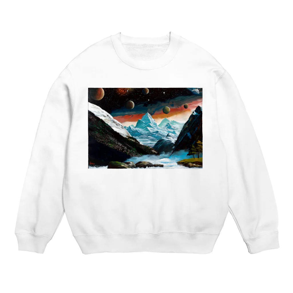 Isseyの銀河の果ての果て・・・ Crew Neck Sweatshirt