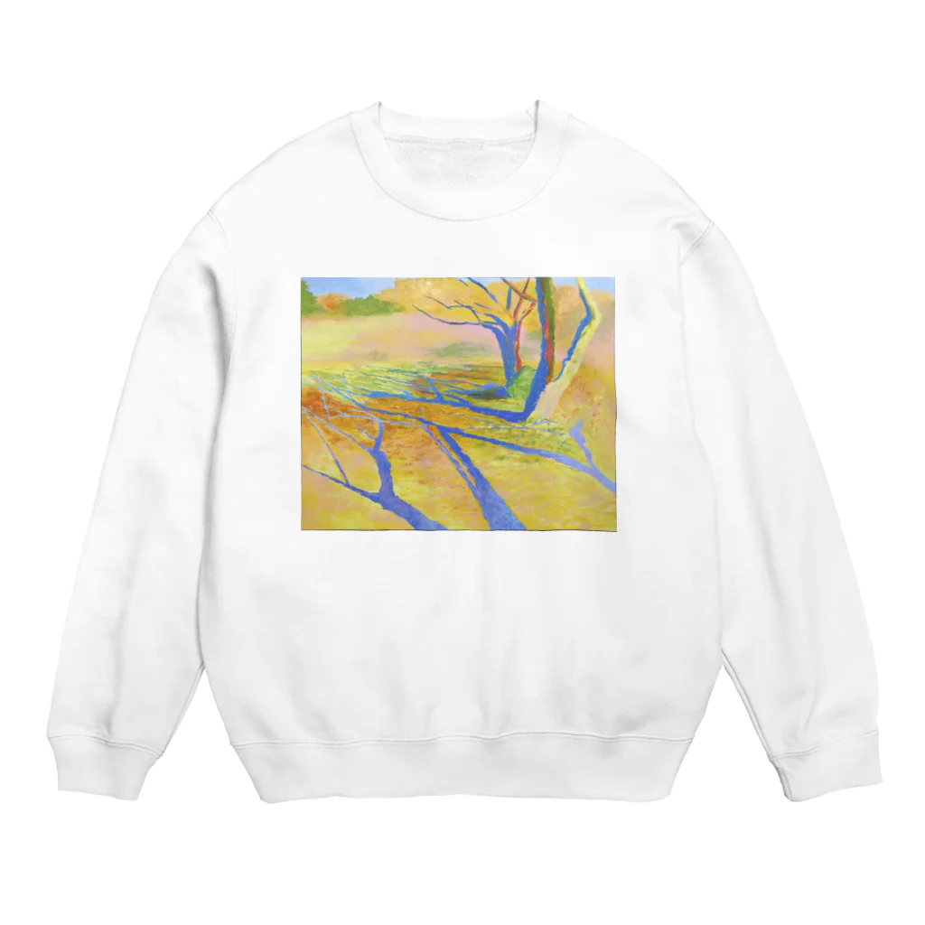 meiyuのお店の冬の公園 Crew Neck Sweatshirt