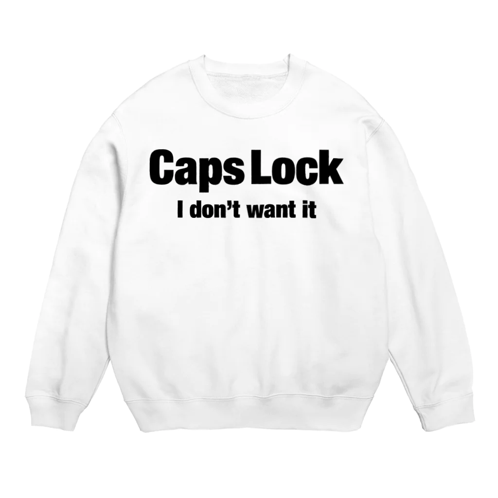 Graphic28のCapsLock Crew Neck Sweatshirt