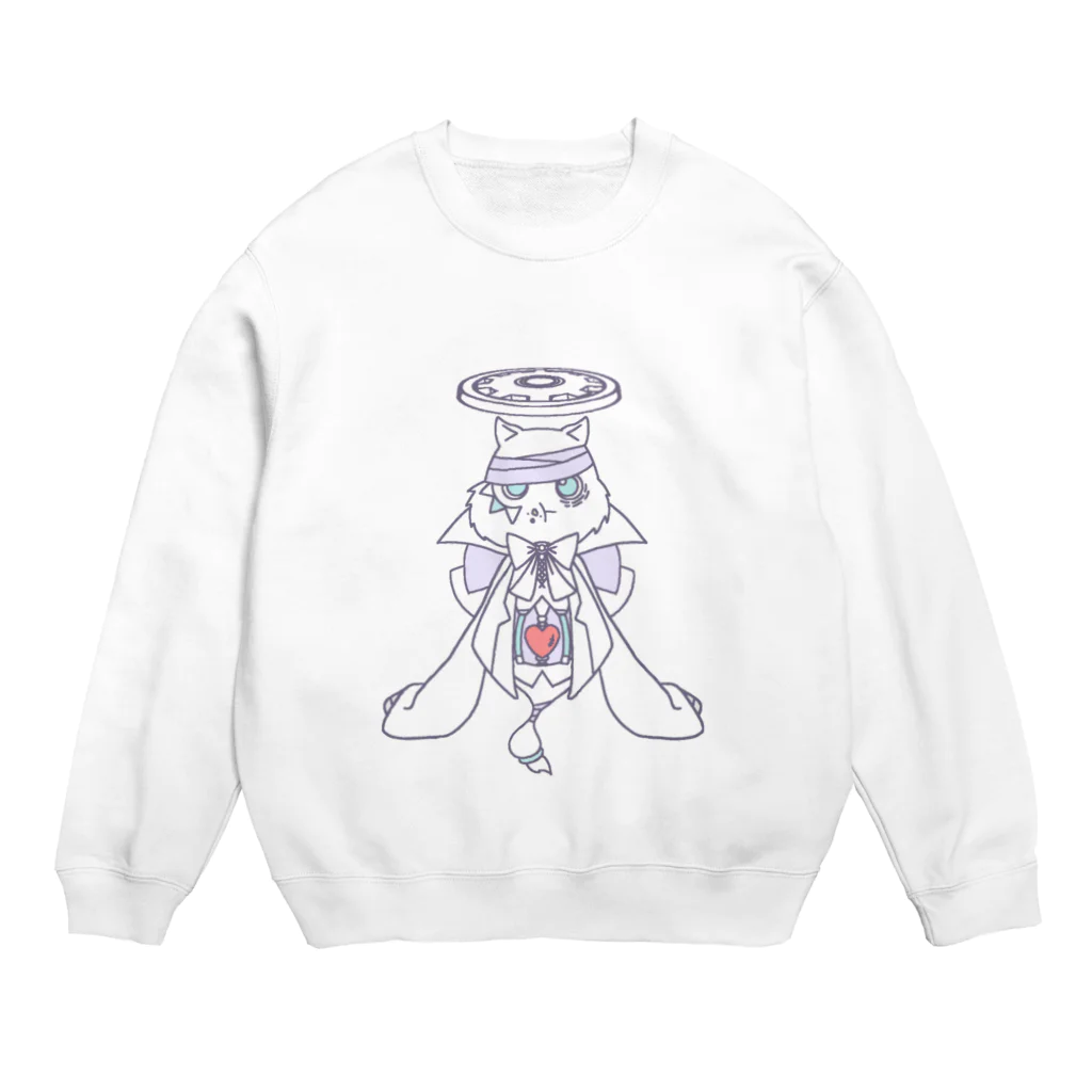 ブルー市民のゆめかわクリオネ Crew Neck Sweatshirt