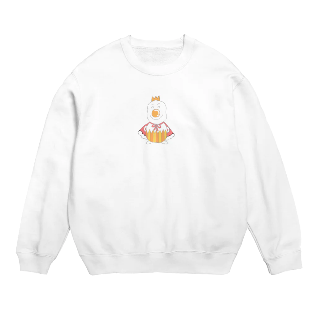 めだまやきの王様のめだまやきんぐ！ Crew Neck Sweatshirt