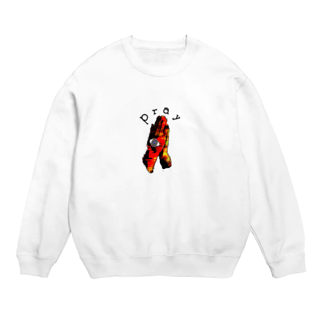 死ぬときは忌野清志郎みたくのPray Crew Neck Sweatshirt