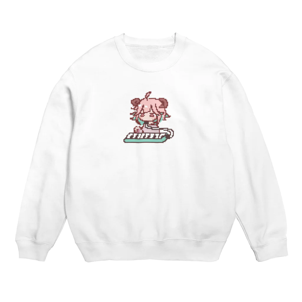 窓三郎の鍵ハモを吹くクロワさん Crew Neck Sweatshirt