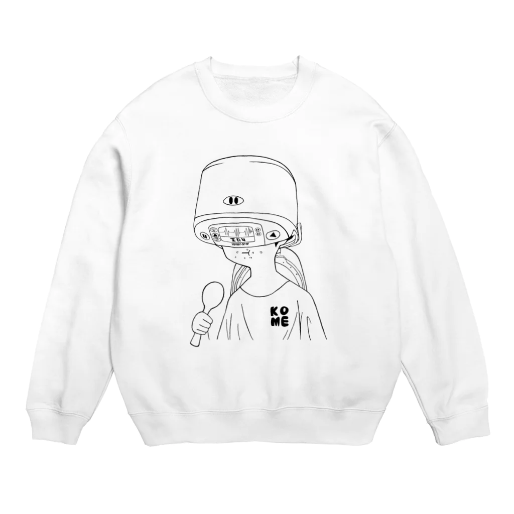 眠りの工房の米田クリオくん Crew Neck Sweatshirt