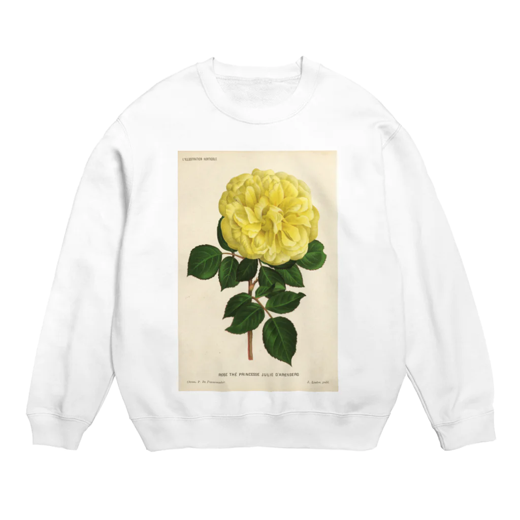 J. Jeffery Print Galleryのベルギーのバラ Crew Neck Sweatshirt