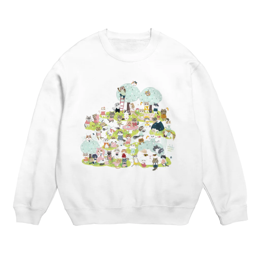 wokasinaiwoのおにぎり祭り2021ver.1 Crew Neck Sweatshirt