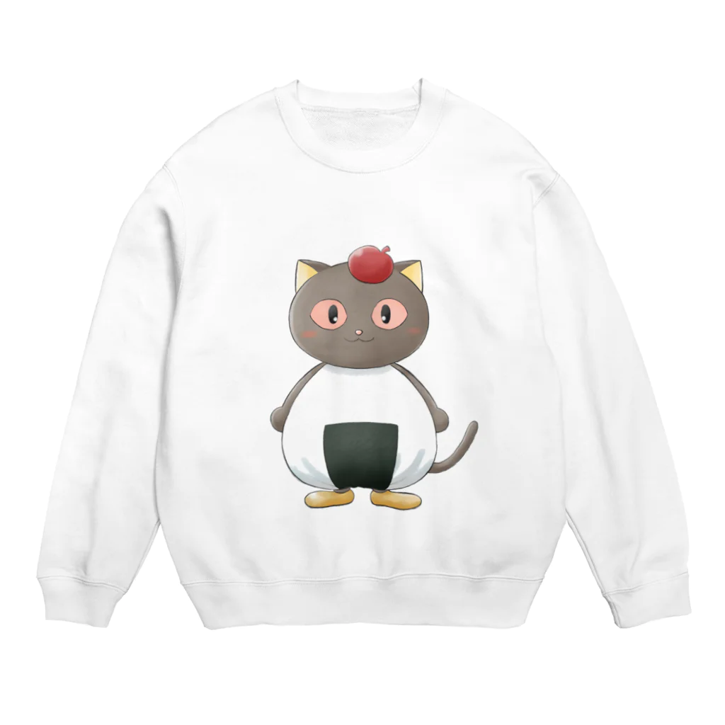 アレルギーっ子の旅する情報局CATのアレルギーっ子チルチル公式グッズ　おにぎりチルチル Crew Neck Sweatshirt