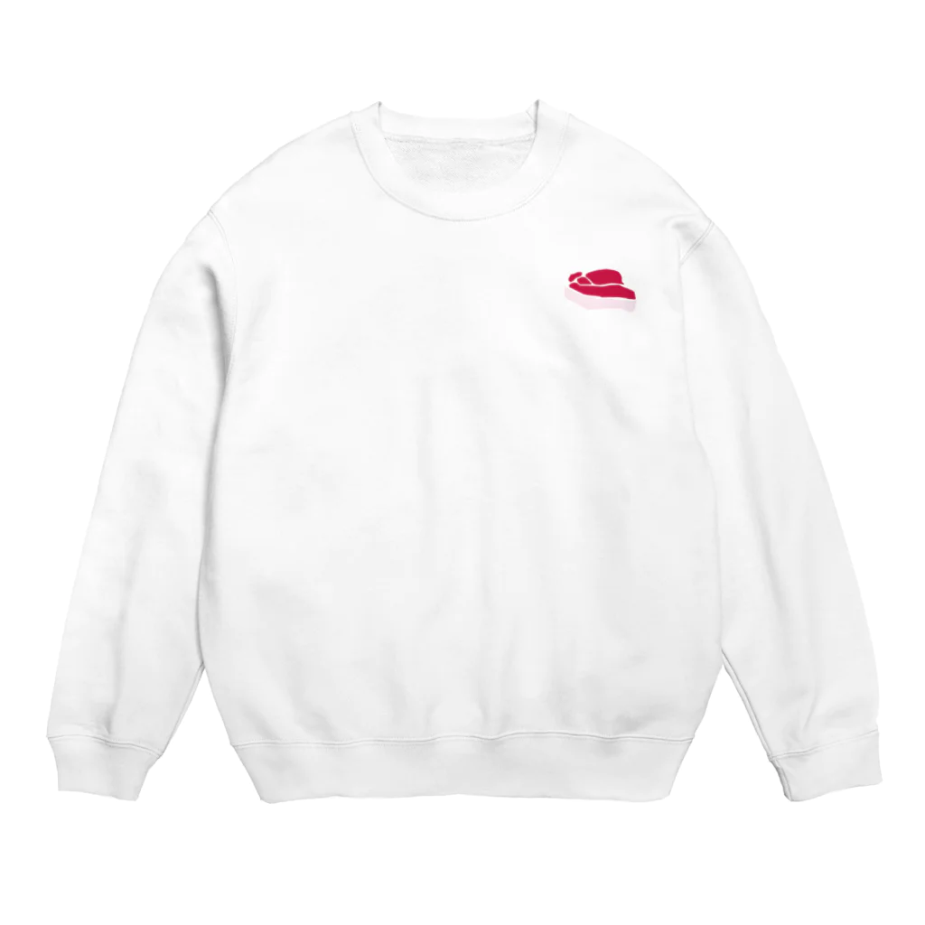 佐藤 明@イラストの生肉 Crew Neck Sweatshirt