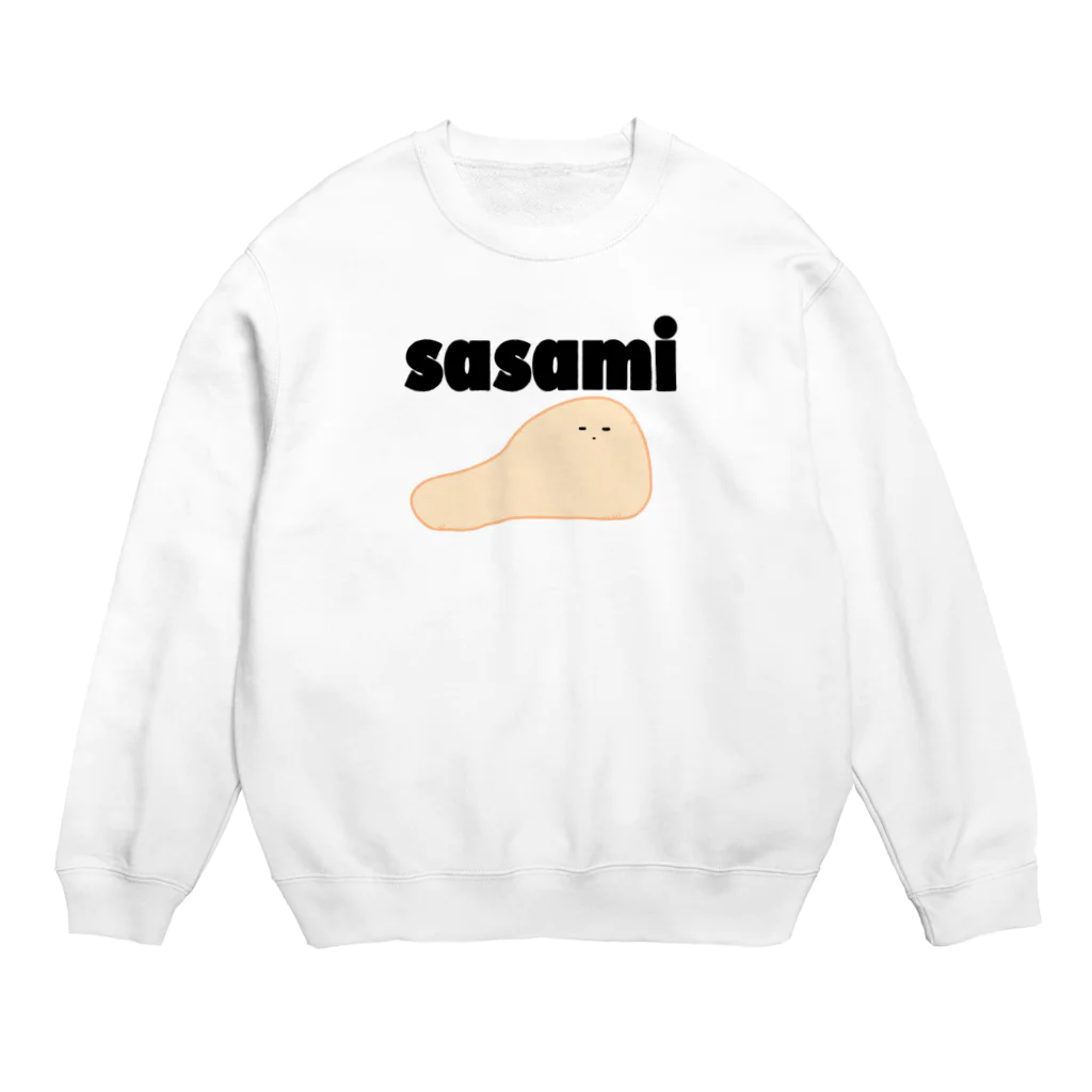 (株)kawaii+のなまぬるいささみ。 Crew Neck Sweatshirt