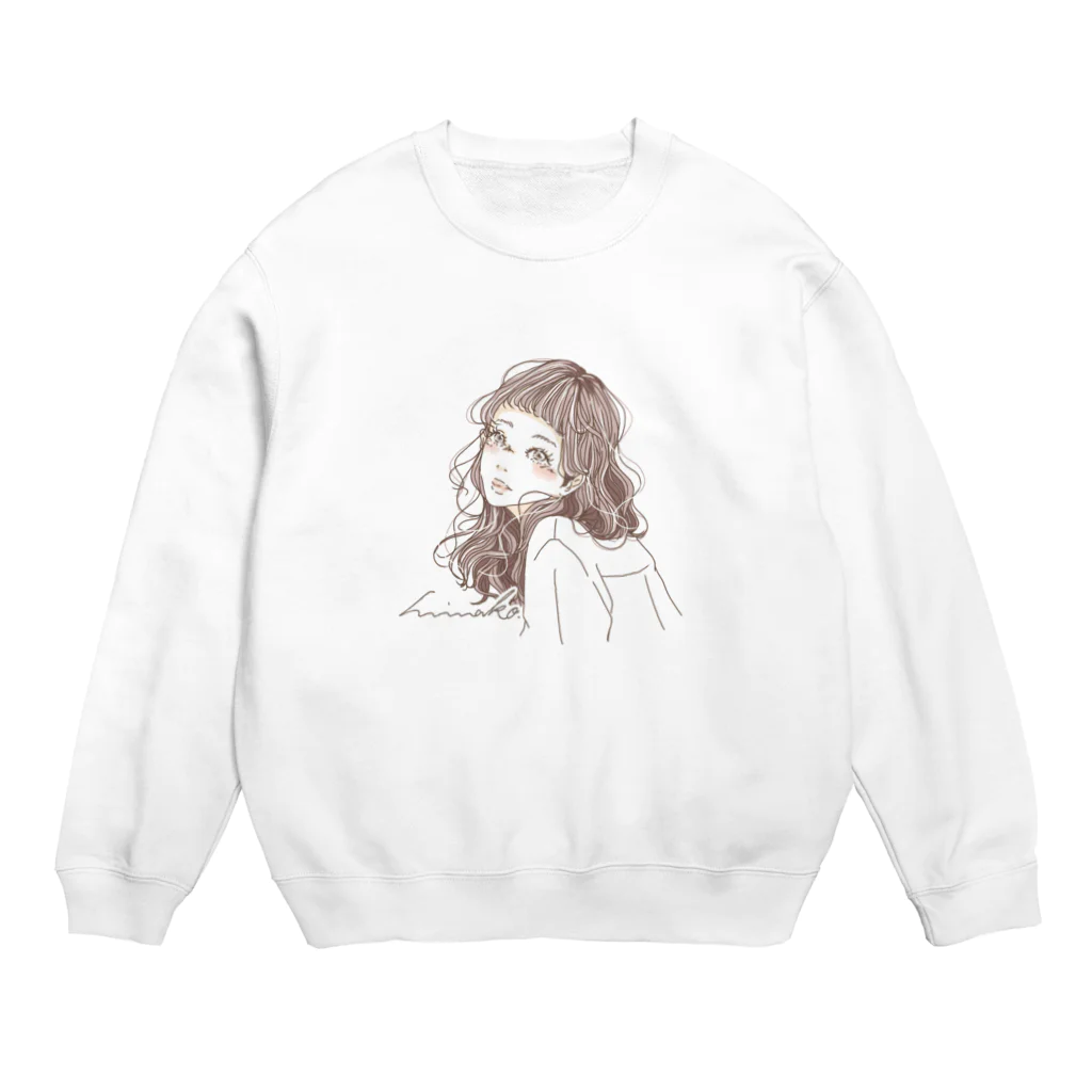 minako.の＊ふりむき＊ Crew Neck Sweatshirt