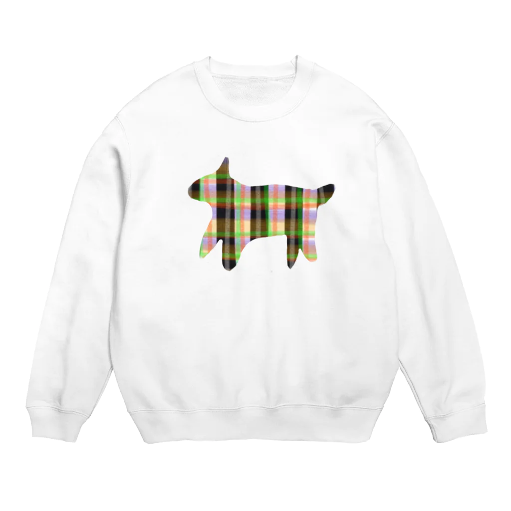 ハニーチーズとブラックペッパーのごきげんな犬 Crew Neck Sweatshirt