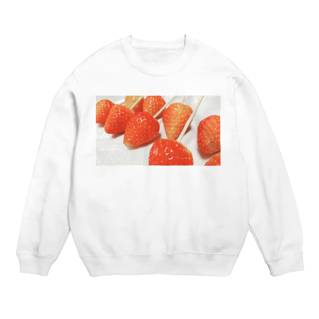 さ ゑ ぴ い な っ つの🍓いちご姫 Crew Neck Sweatshirt