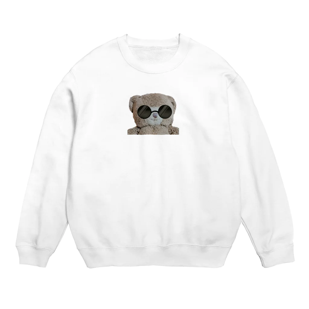 made in Bearの丸サングラスこぐ Crew Neck Sweatshirt