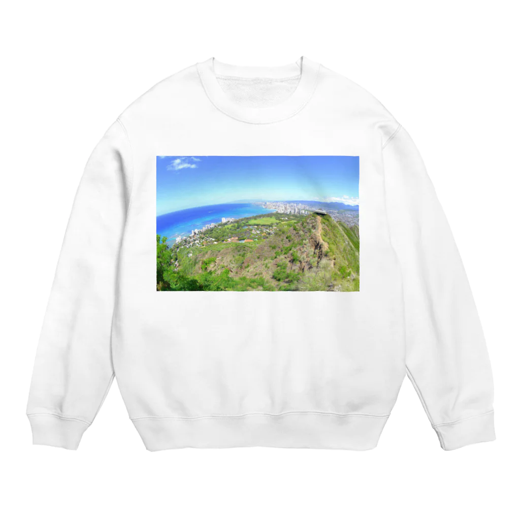 アロハスタイルハワイのハワイ　ダイヤモンドヘッドトレイル Crew Neck Sweatshirt