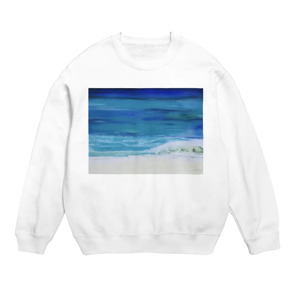 チョビのBlue sea Crew Neck Sweatshirt