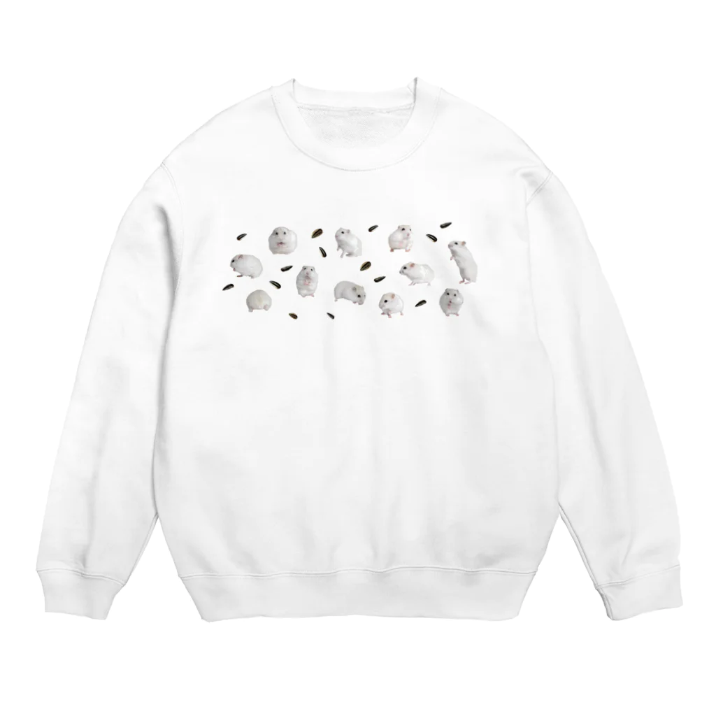 ハムスターといつでも一緒★のハムスター Crew Neck Sweatshirt