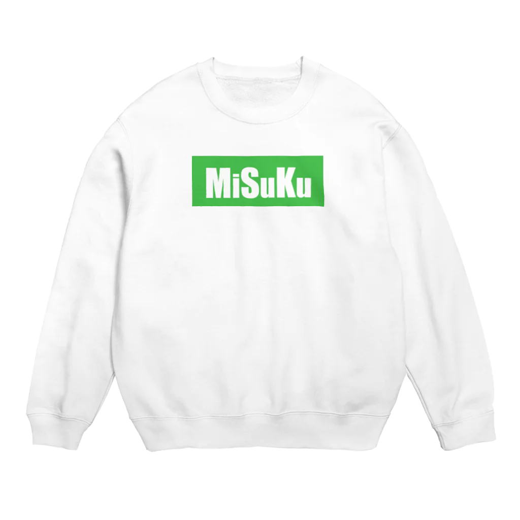 いよいよ〝Tsuku〟のショップが出来ました。のロゴMisuku Crew Neck Sweatshirt