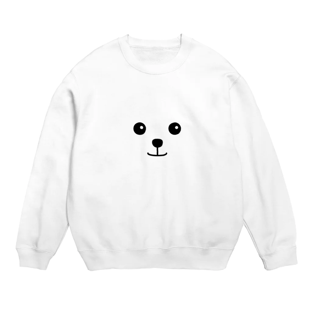 ポメラニアンのポメリンのうるうるわんこ Crew Neck Sweatshirt