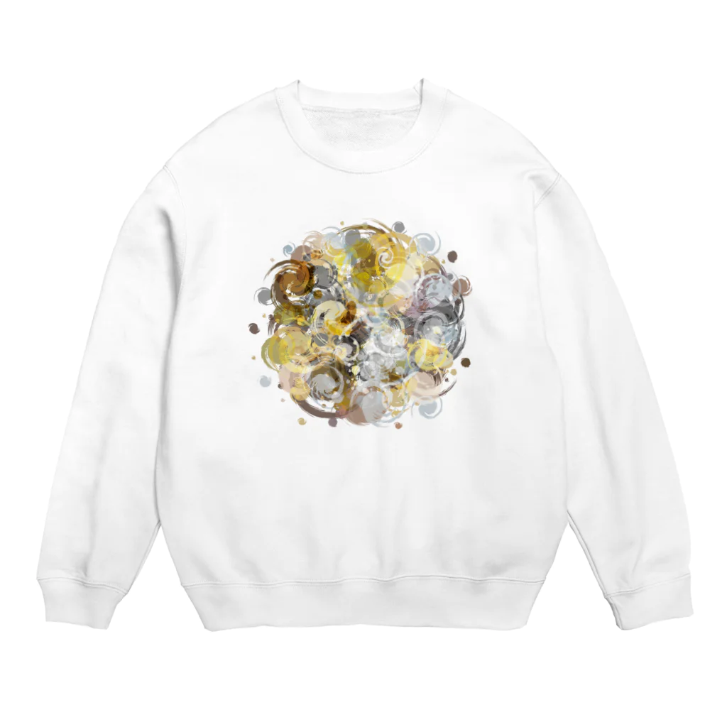 kimchinのシックな渦巻のペイント Crew Neck Sweatshirt