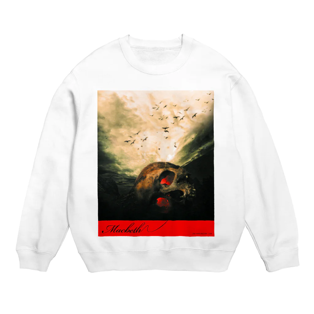 studio applauseのマクベス前面プリントスエット Crew Neck Sweatshirt