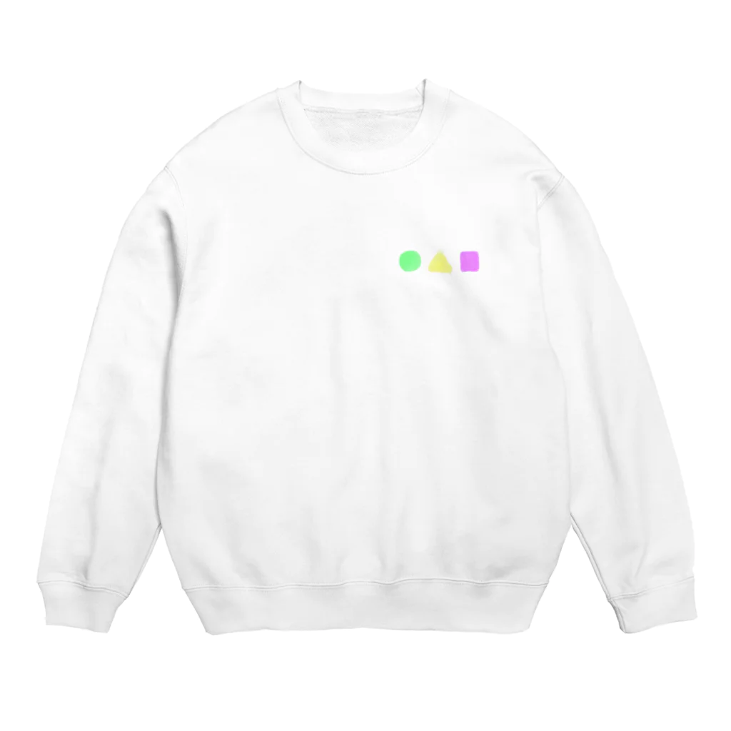 みるくのまるさんかくしかく。 Crew Neck Sweatshirt