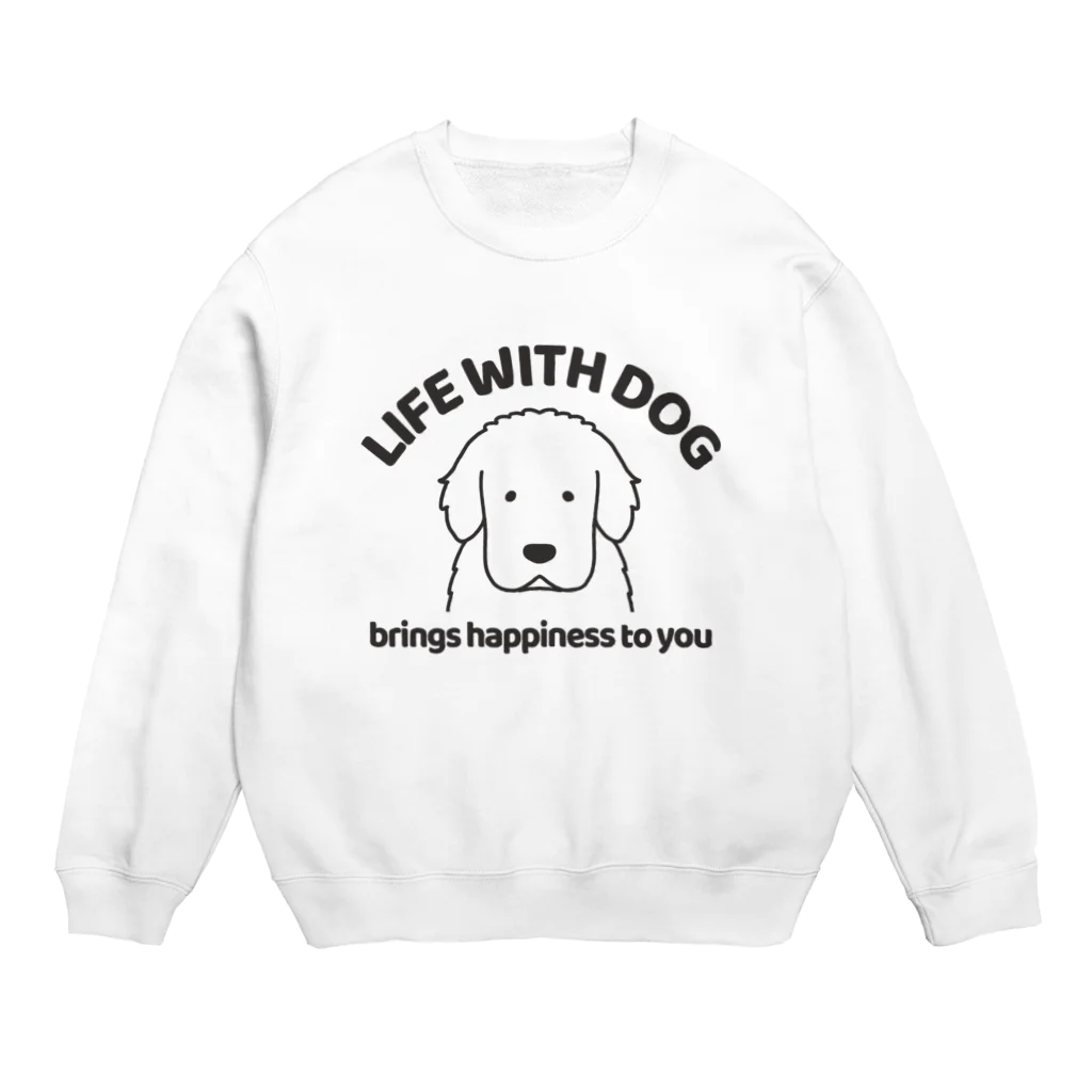 efrinmanの犬と共に（グレートピレニーズ） Crew Neck Sweatshirt