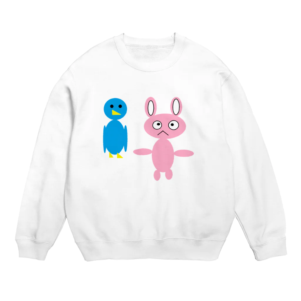 tousukeのどうぶつ兄弟 Crew Neck Sweatshirt