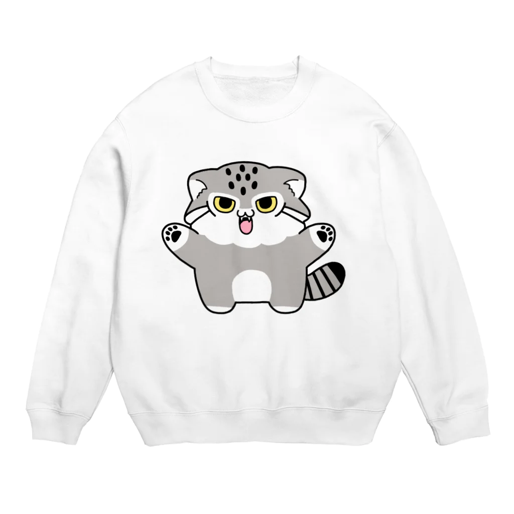 多喜のマヌルちゃんギャオー Crew Neck Sweatshirt