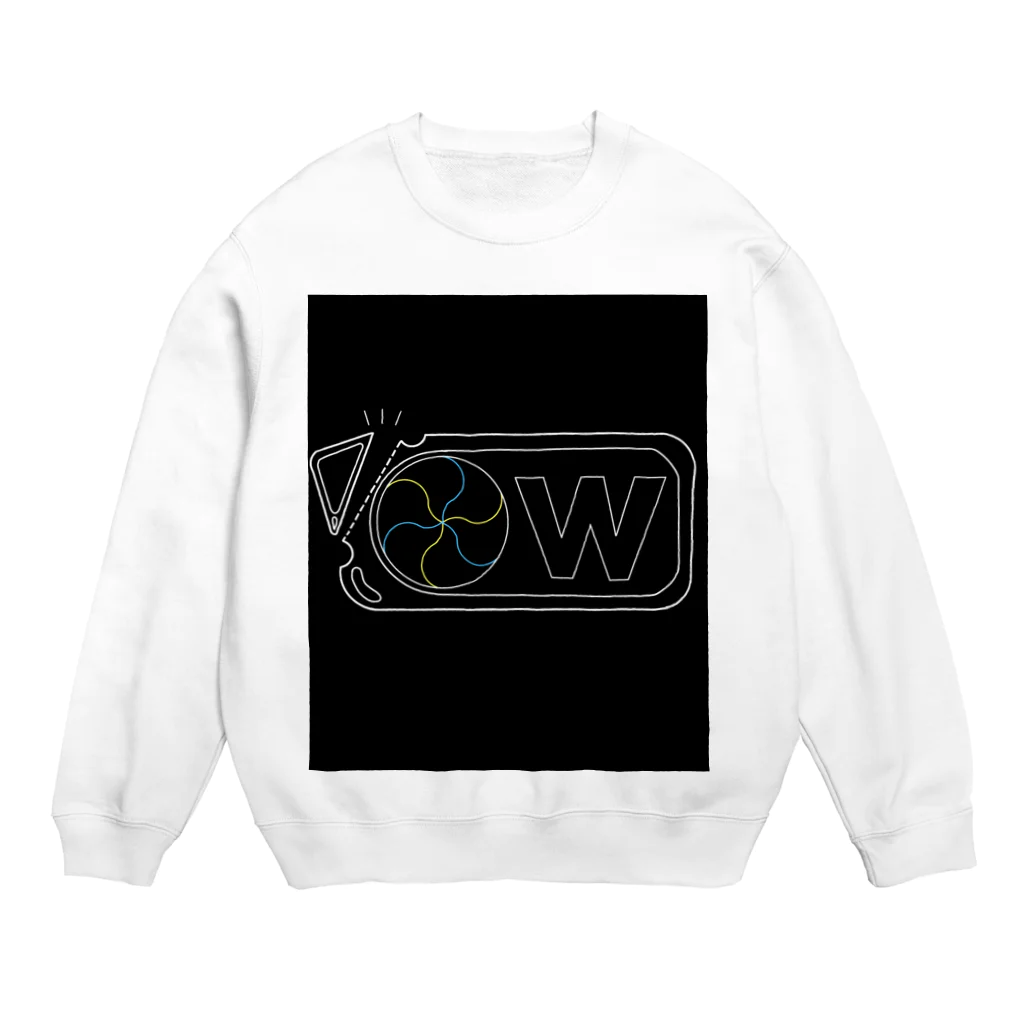 WORUNOのをるねるね (色なしVer.) Crew Neck Sweatshirt