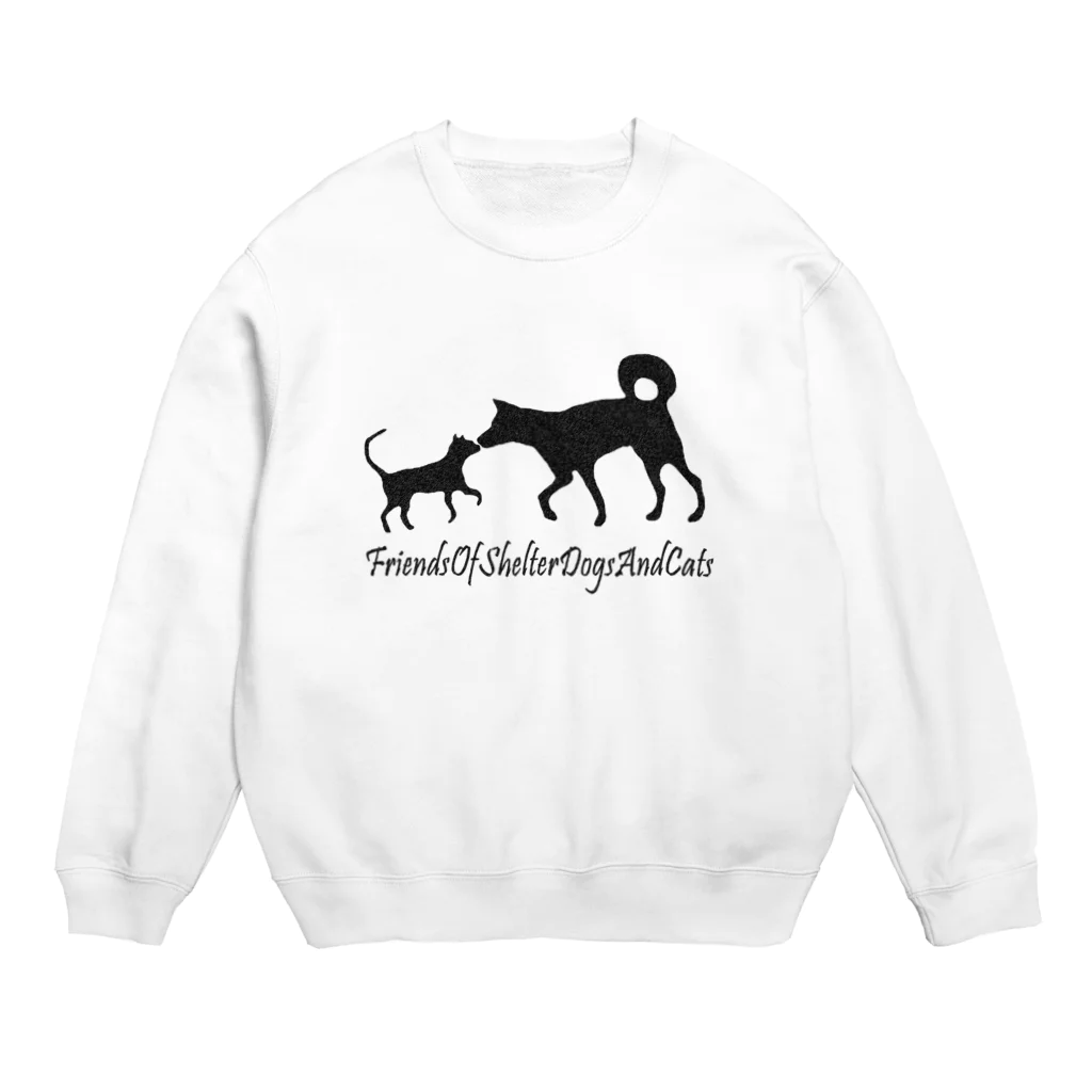 保健所犬猫応援団の保健所犬猫応援団 Crew Neck Sweatshirt