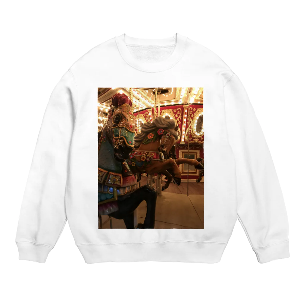 Rulisakiのメリーゴーランド Crew Neck Sweatshirt