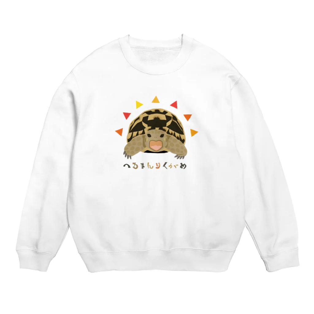 はやしりえの太陽っぽいへるまんさん Crew Neck Sweatshirt