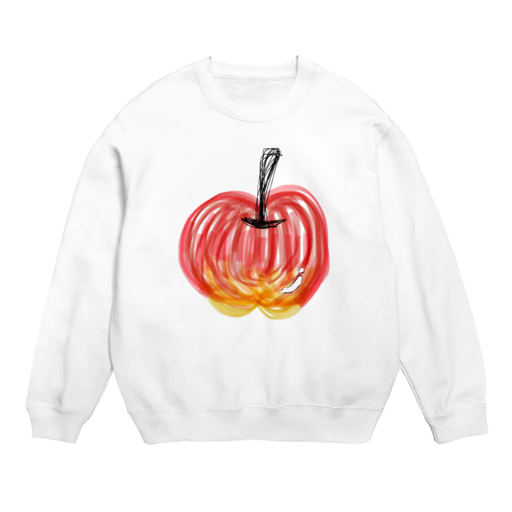 Hip&Appleのしりとりんご Crew Neck Sweatshirt