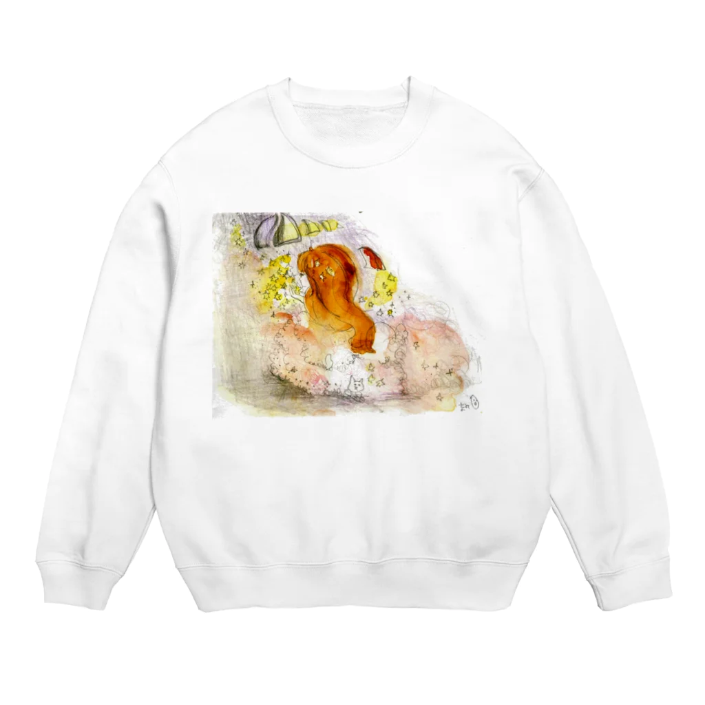 仏壇スイーツ　mamiの星屑シャララン Crew Neck Sweatshirt