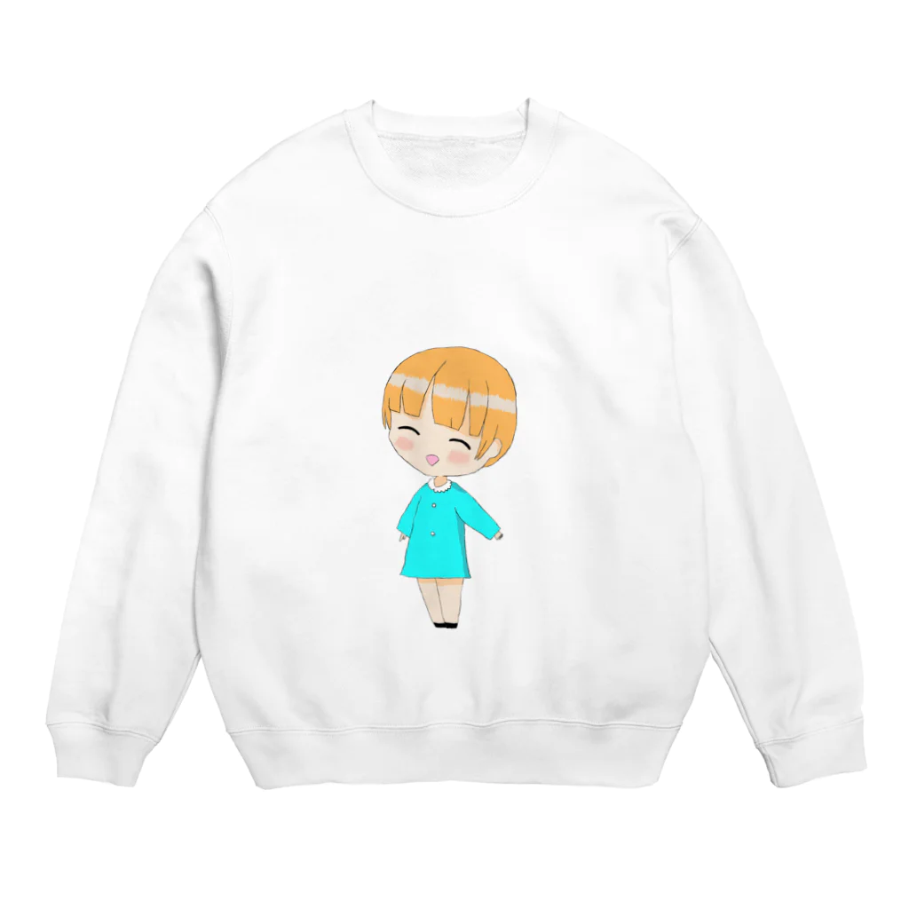 EAT ・HEART の優しい女の子 Crew Neck Sweatshirt