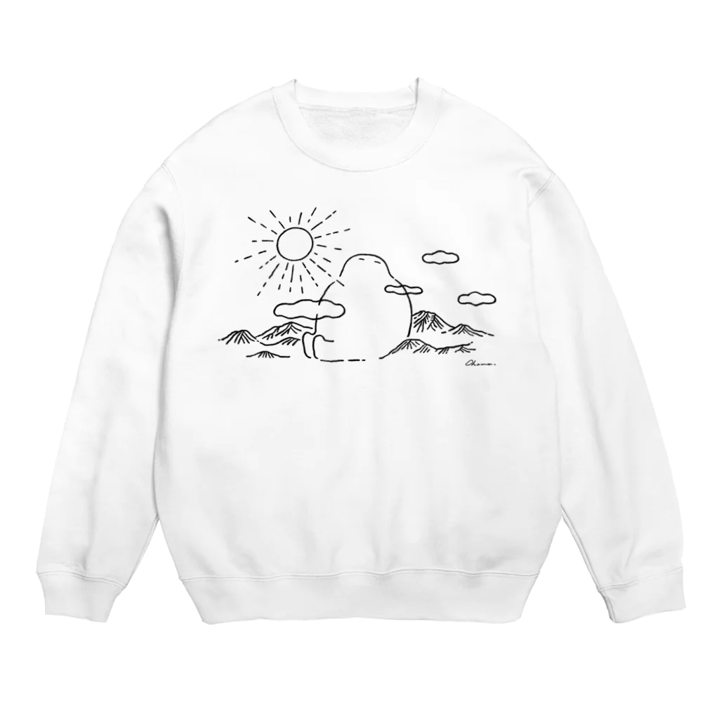 大浜綾子のひなたぼっこ　だいだらぼっち Crew Neck Sweatshirt