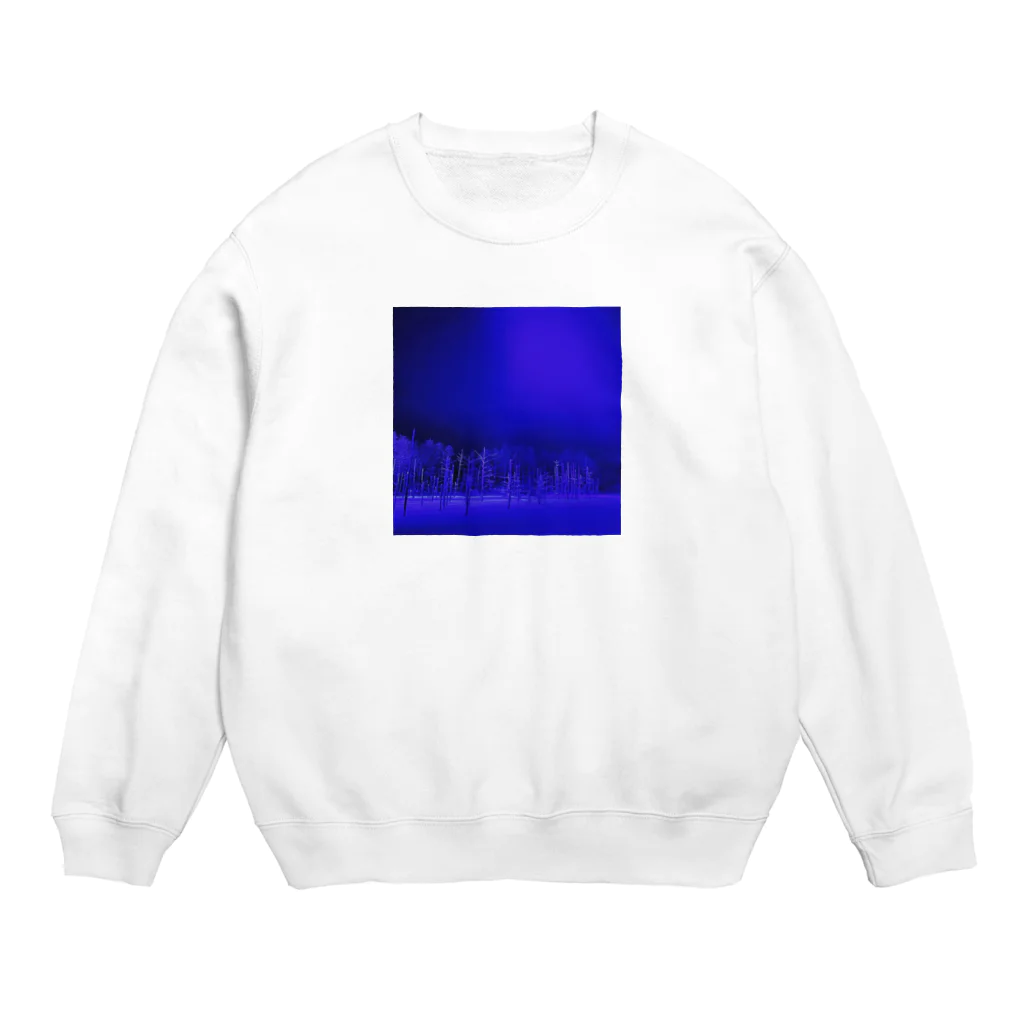 sei-douのaoi_ike Crew Neck Sweatshirt