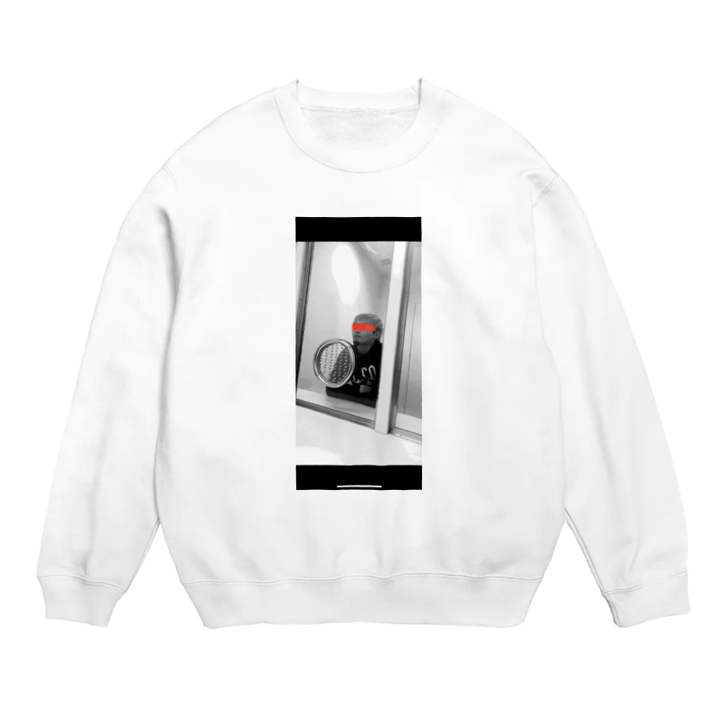 neko_00_nekoのアクリル板の向こう側 Crew Neck Sweatshirt