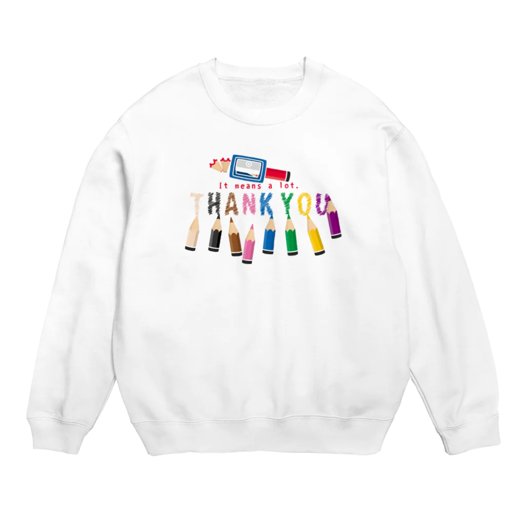 イラスト MONYAAT のちびた色鉛筆*A Crew Neck Sweatshirt